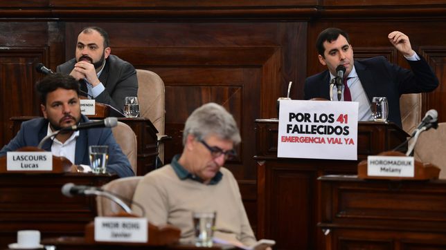 la declaracion de emergencia vial en la plata genero tensos cruces en el concejo deliberante