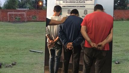 Se robaron hasta los arcos de fútbol de un club de La Plata para armar su propio complejo