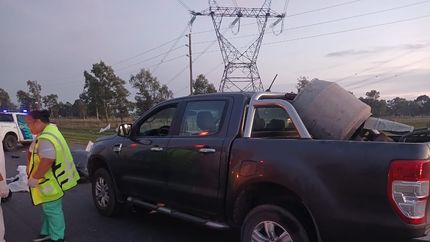 Identificaron a los cuatro jóvenes que iban en moto y murieron al chocar contra un camión en Ruta 2