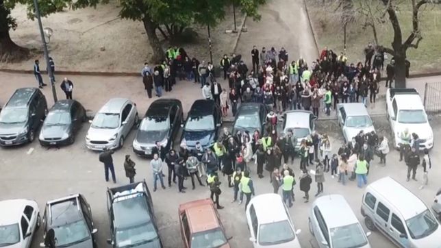 video: asi se vio el simulacro de evacuacion en 7 y 50 desde #eldronede0221