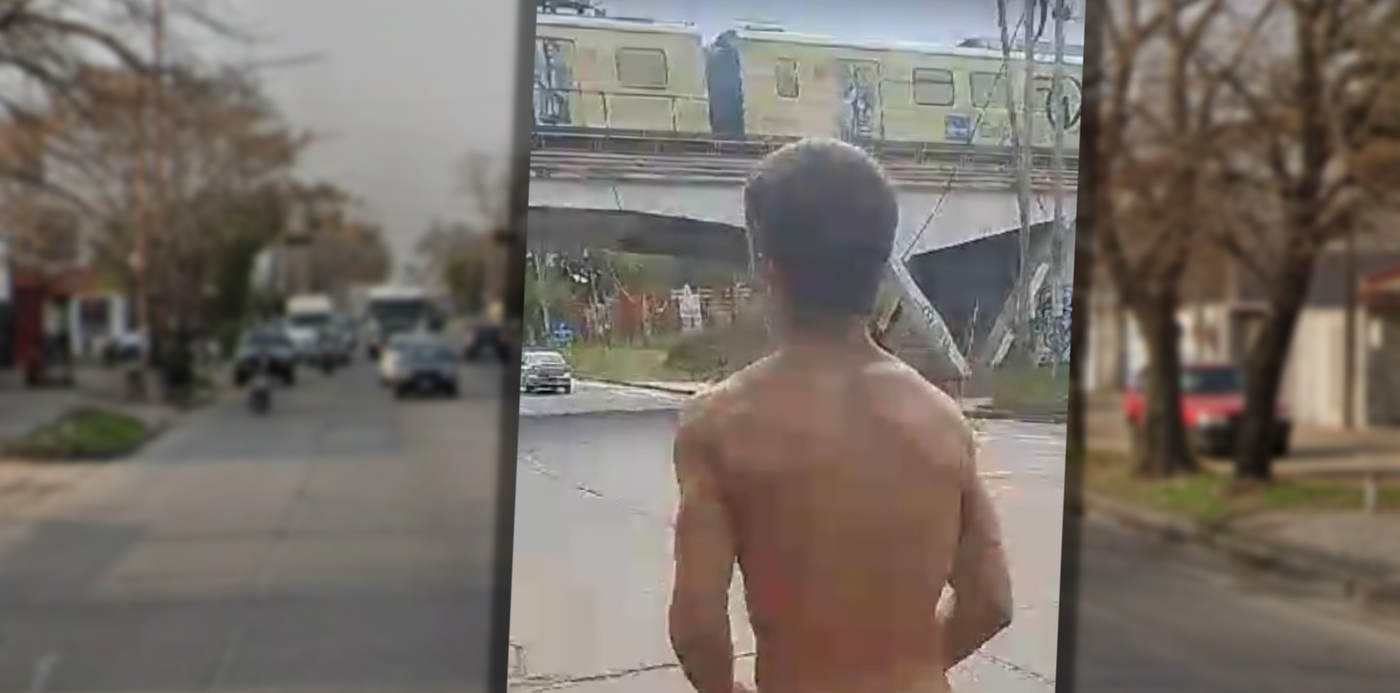 Sorprendieron a un ladrón robando en La Plata y lo obligaron a correr  desnudo por las calles del barrio