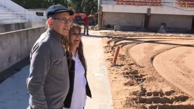 video: emocionado y lleno de recuerdos, alejandro sabella visito el nuevo estadio de estudiantes en 1 y 57