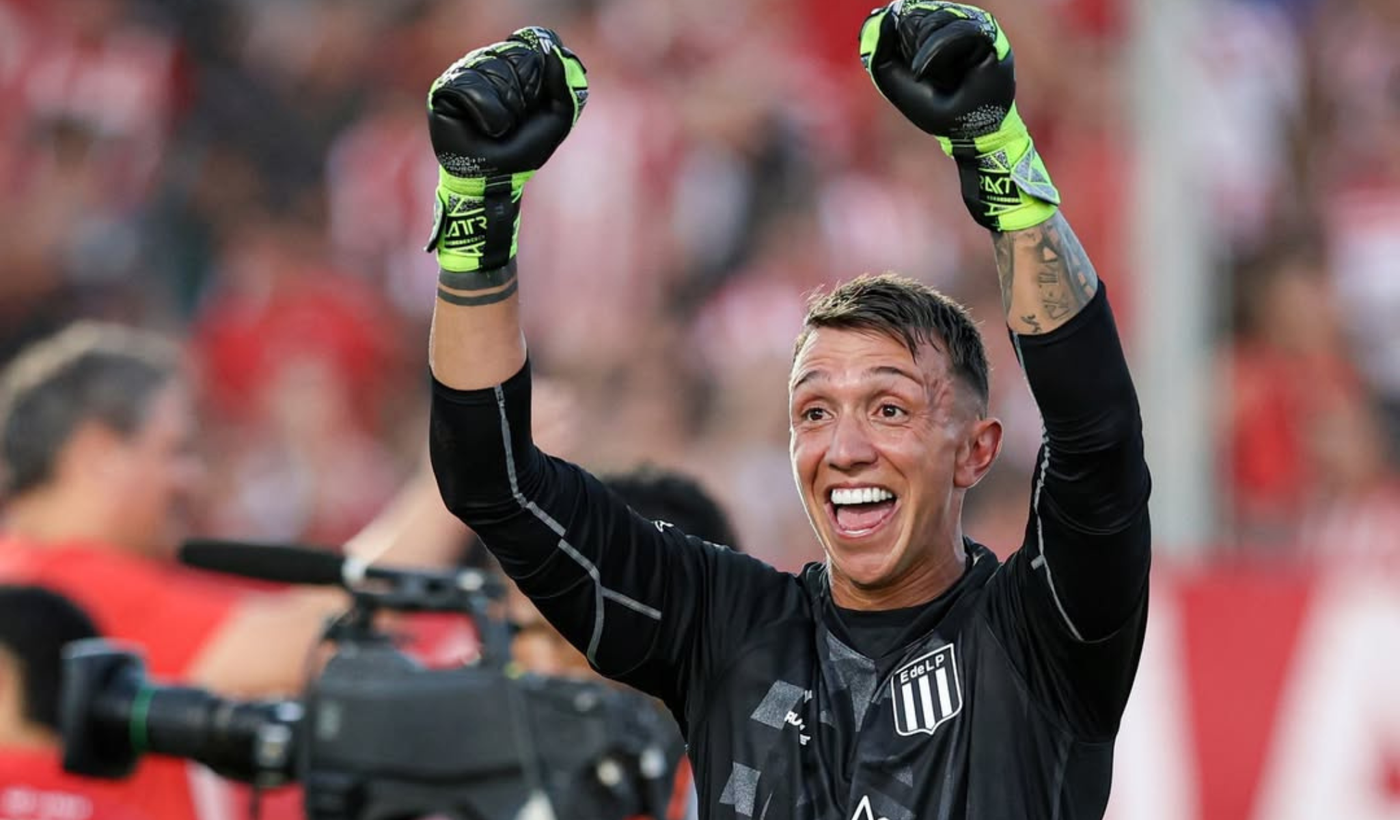 Muslera festejo Estudiantes