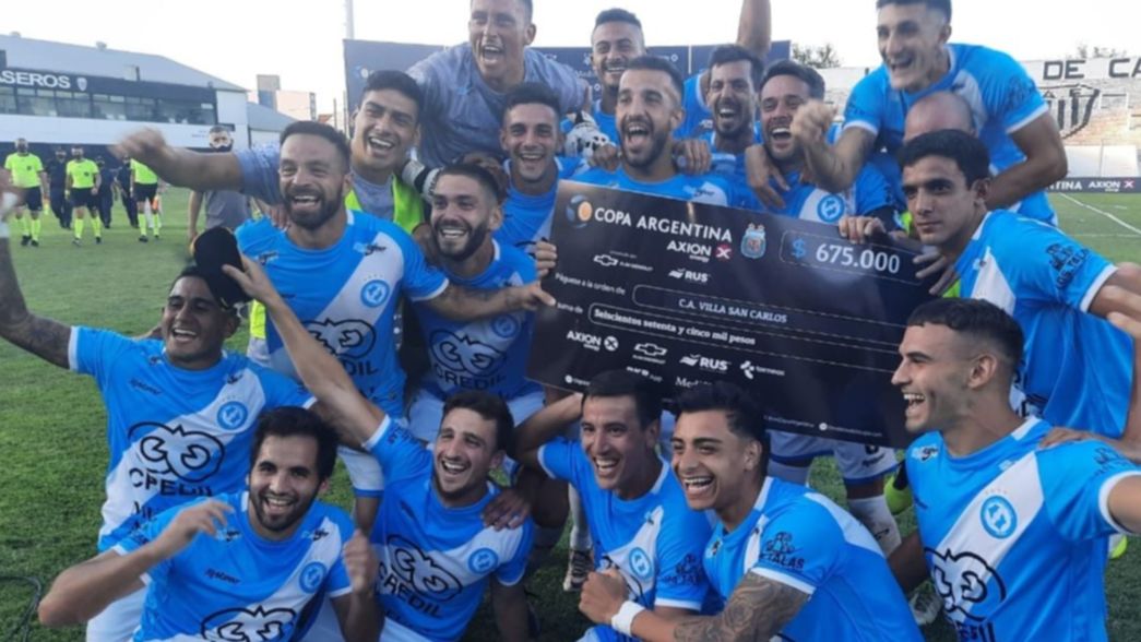 Villa San Carlos ganó por penales y avanza en la Copa Argentina