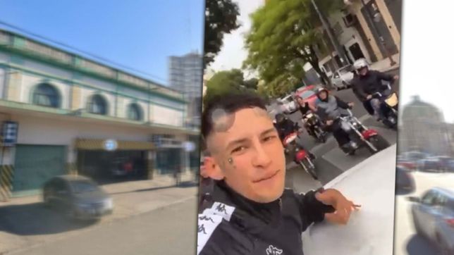 l-gante estuvo en la plata en una caravana de motos y sera denunciado penalmente