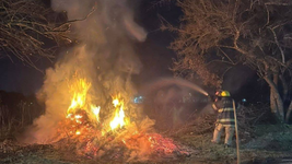 la plata comenzo el 2026 con tres incendios provocados por pirotecnia fuera de control