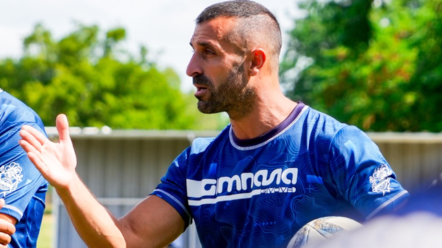 ¿como fue el primer dia de fernando zaniratto al mando de gimnasia?