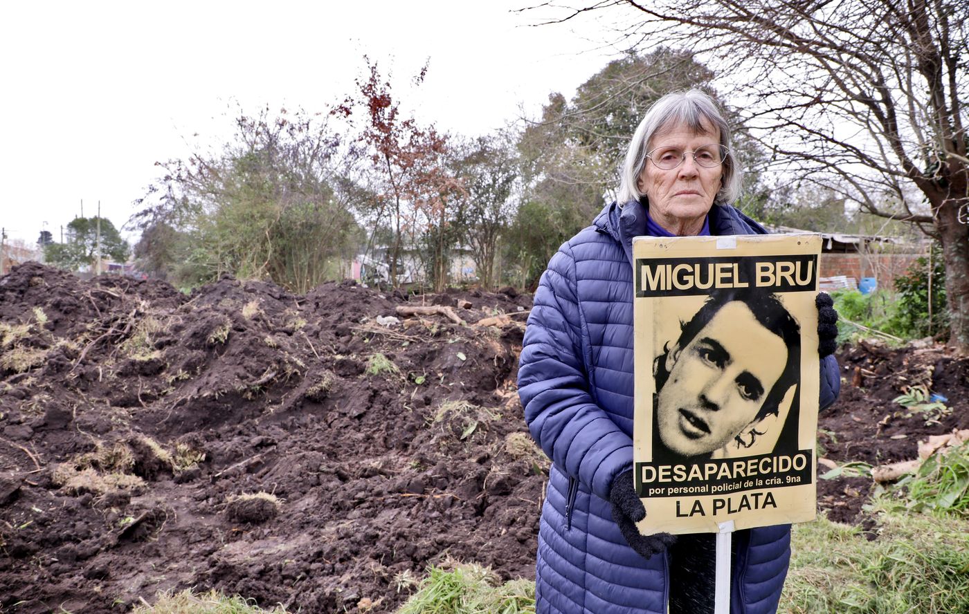 Rosa Bru, en la zona donde se realizó el rastrillaje número 43