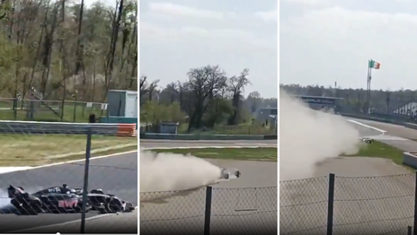 Filtraron un video de Franco Colapinto y expusieron el despiste que sufrió en Monza