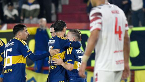 El gesto de Santiago Ascacíbar tras el gol a Estudiantes