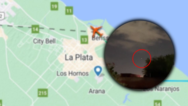 el avion de la seleccion paso por la plata y decenas de platenses lo filmaron