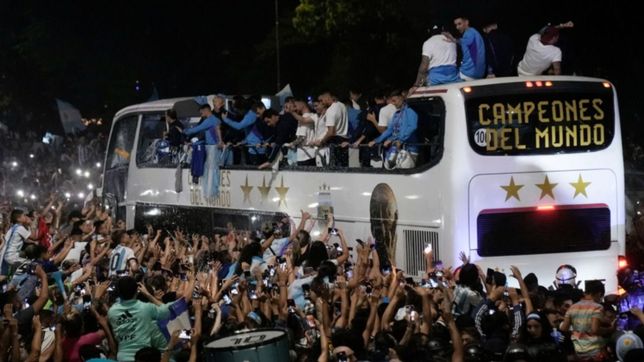 punto por punto, asi sera el recorrido de la caravana de los campeones del mundo