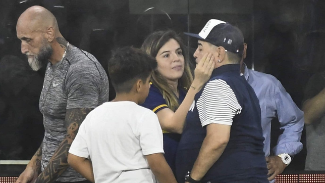 la foto con la que dalma maradona se sumo al festejo de gimnasia recordando a diego
