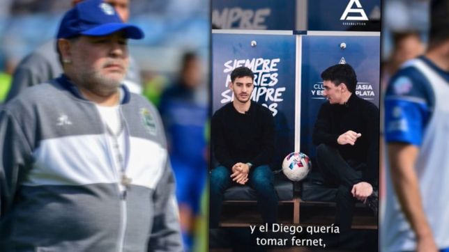 video: la divertida anecdota de melluso con maradona y un fernet como protagonistas