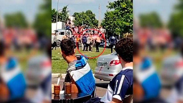 hinchas de gimnasia buscan al joven de estudiantes golpeado para comprarle una camiseta
