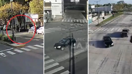 Robaron un auto en pleno centro de La Plata, chocaron tras una intensa persecución y terminaron presos Robaron un auto en pleno centro de La Plata, chocaron tras una intensa persecución y terminaron presos