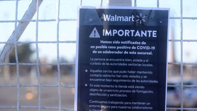 confirmaron el tercer caso de coronavirus en walmart y analizan nuevas medidas de fuerza