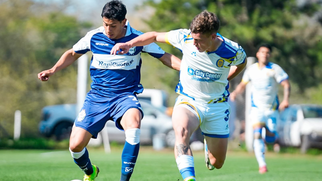 la reserva de gimnasia ganaba en abasto pero central lo empato sobre el final