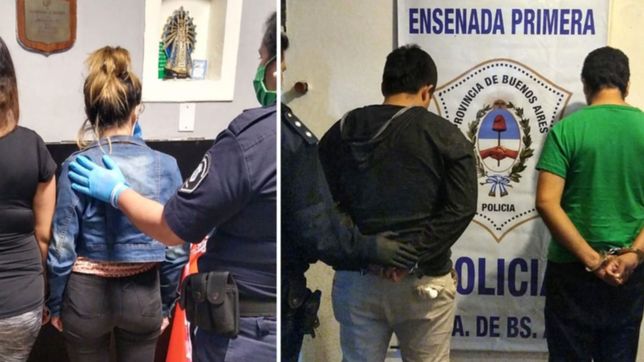 violaron la cuarentena en ensenada, fueron a festejar un cumpleanos y terminaron todos detenidos