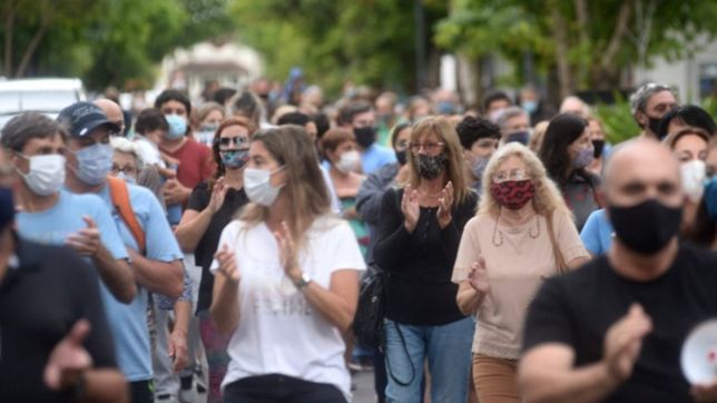 barrios unidos suspendio el corte en la autopista y la marcha por la inseguridad