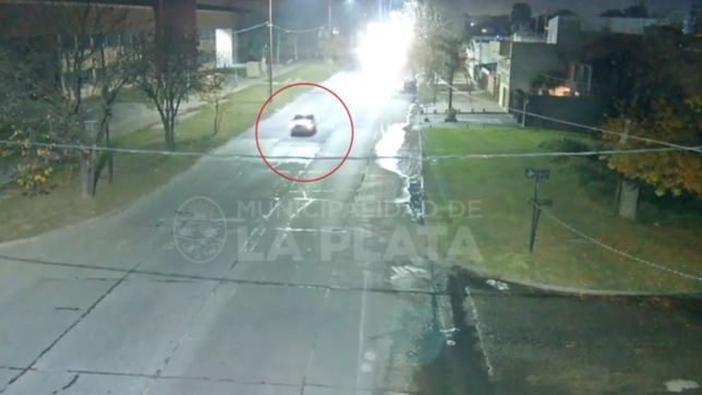 video: asi fue la persecucion que termino con un choque y un joven detenido en la plata