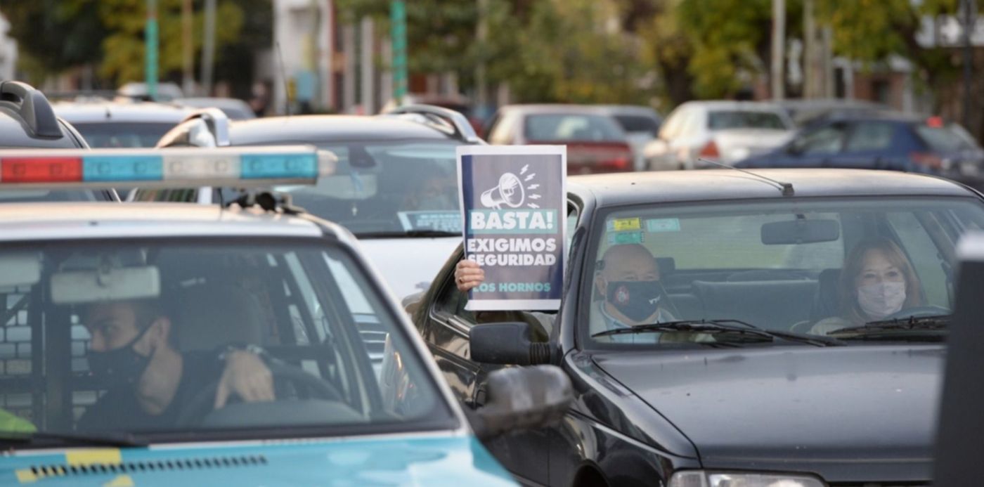 Caravana por la seguridad Los Hornos