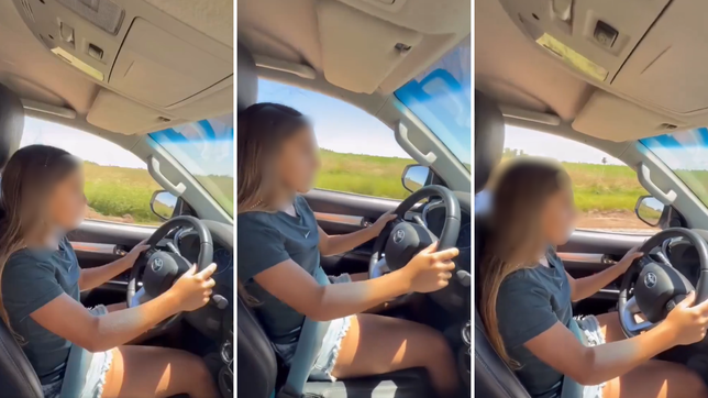 sancionaron a la platense expareja de el polaco tras filmar a su hija de 12 anos manejando