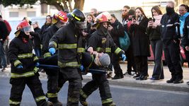 amenaza de bomba, gritos y heridos en un impactante simulacro en la plata amenaza de bomba, gritos y heridos en un impactante simulacro en la plata