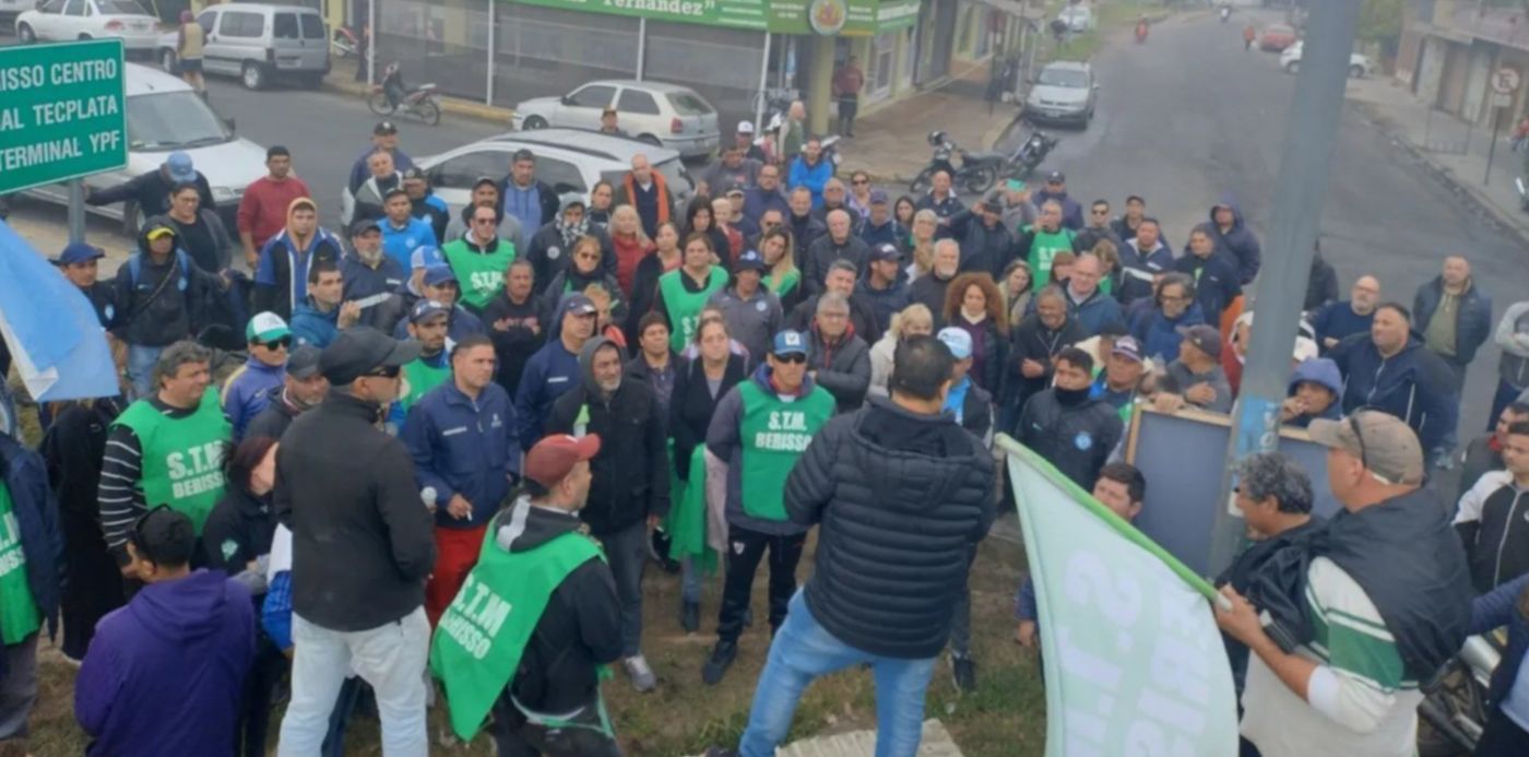 paro trabajadores municipales berisso