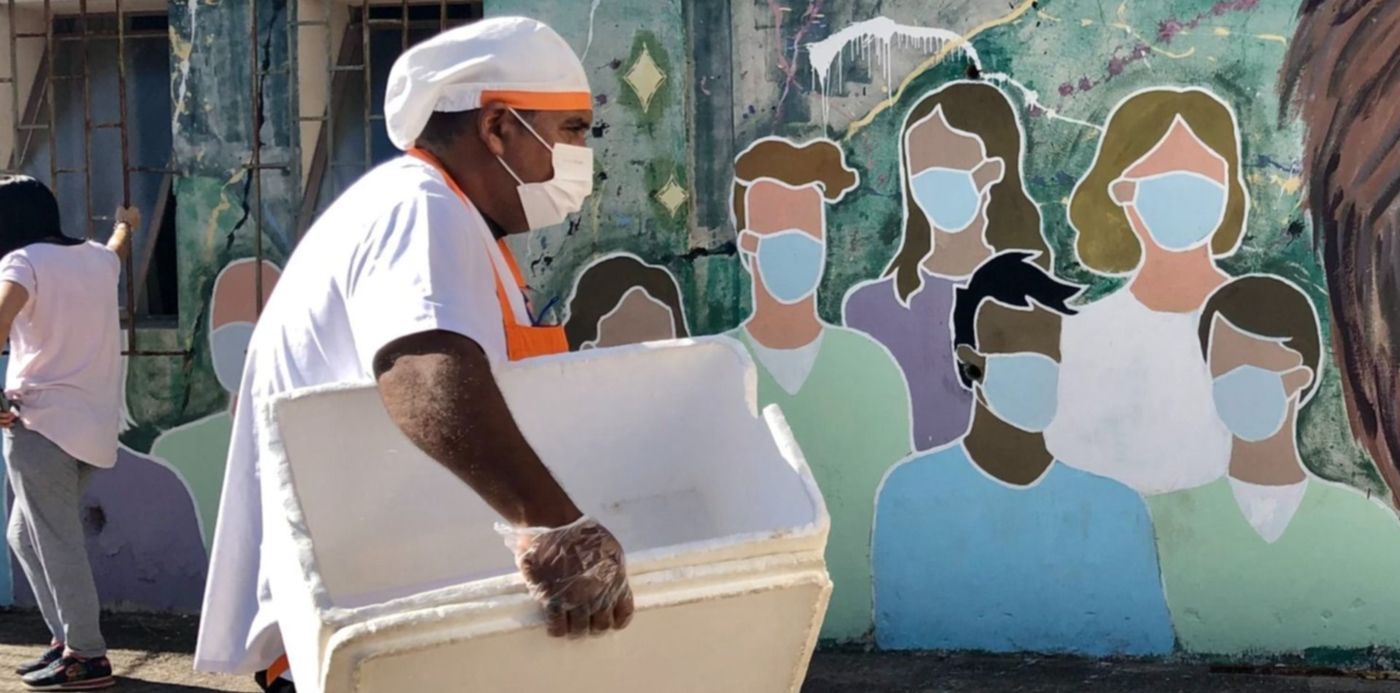 Filas hisopados coronavirus