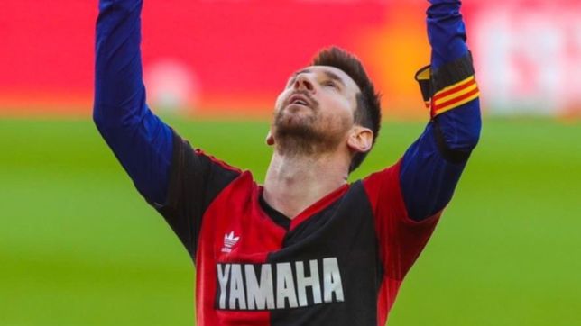 video: el especial homenaje de messi a maradona, tras convertir un gol con el barcelona