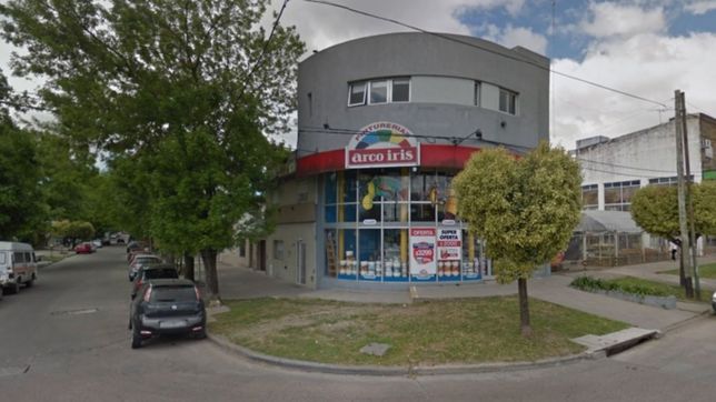 en apenas un par de horas, robaron dos veces en la misma pintureria de la plata