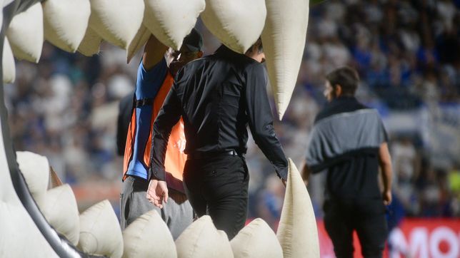 para dominguez, estudiantes merecio ganar y apoyo la decision del var en el gol de gimnasia