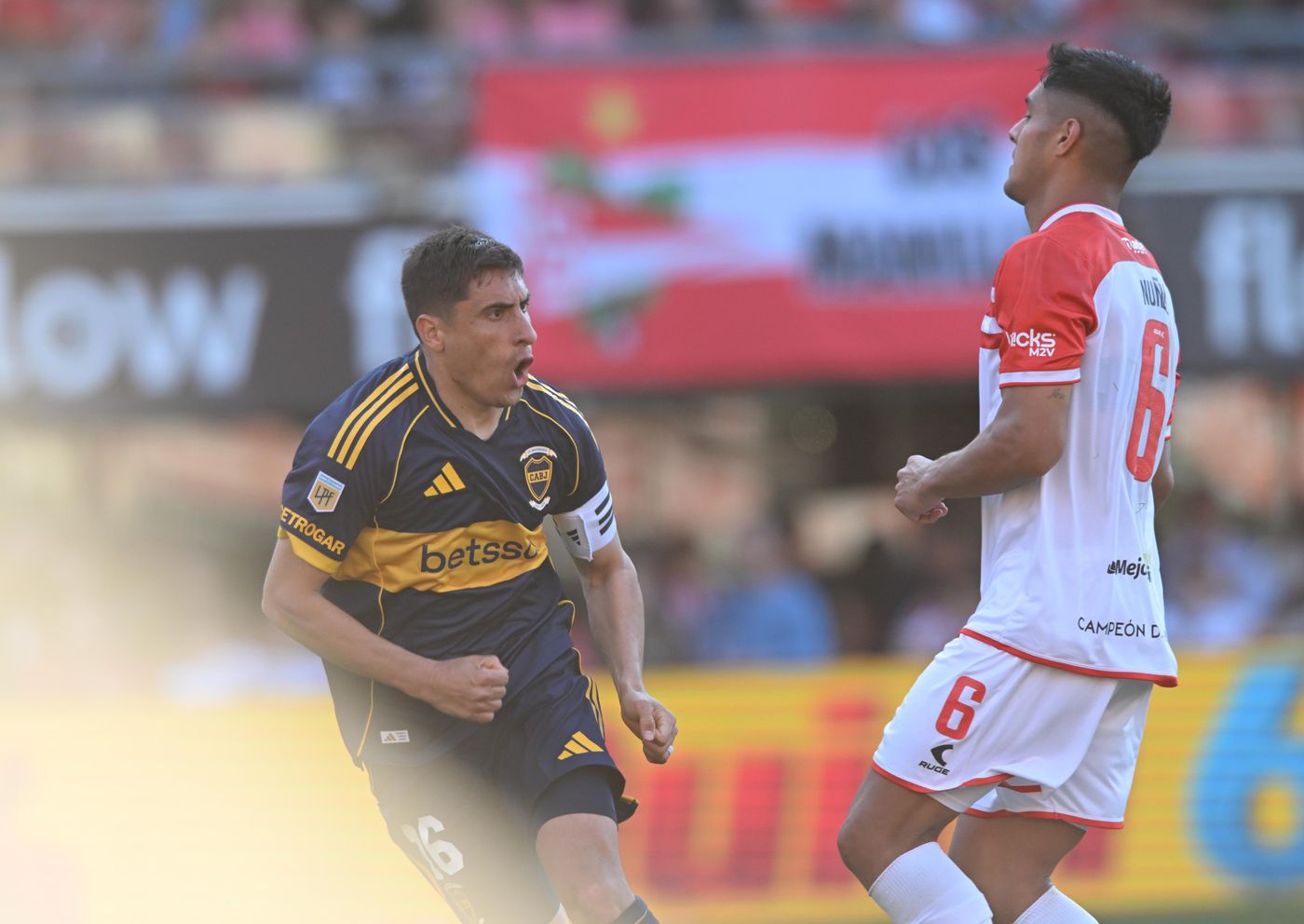 Estudiantes Boca Merentiel festejo
