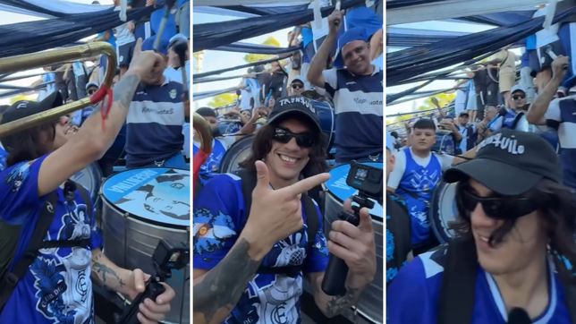 el video de un famoso influencer que estuvo en el bosque para alentar por gimnasia