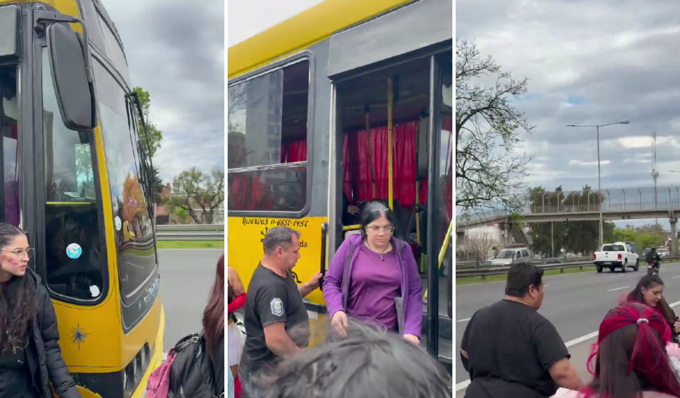se incendió un micro que trasladaba fanáticas de BTS
